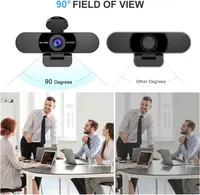 Веб-камера EMEET C960 1080p, Full HD, 2 мікрофони, 90°, USB, Plug & Play, для дзвінків та стрімінгу — фото 6