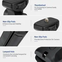Рукоятка-штатив JJC для Panasonic G100D/S9, с пультом, для блоггинга, селфи, мини-трипод — фото 4