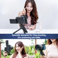 Рукоятка-штатив JJC для Panasonic G100D/S9, с пультом, для блоггинга, селфи, мини-трипод — фото 5
