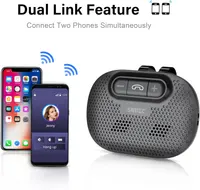 Автокомплект громкой связи SUNITEC, Bluetooth 5.0, спикерфон на козырек, 2 телефона — фото 4