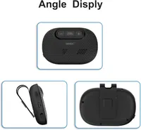 Автокомплект гучного зв’язку SUNITEC, Bluetooth 5.0, спікерфон на козирок, 2 телефони, Siri/Google — фото 3