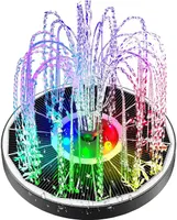 MZZYG Floating Solar Fountain Garden Waterfall Fountain Pool Outdoor Bird Bath Solar Panel Powered Fountain Water Pump Garden Decor Easy to use — фото 3