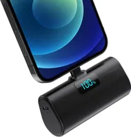 Міні-повербанк HETP для iPhone 5200мАч, PD 20Вт, вбудований Lightning, ультракомпактний, MFi — фото 6