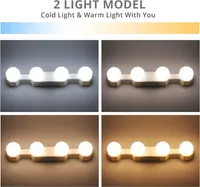 Portable Makeup Light,Cordless Led Vanity Mirror Lights with Brightness Color Temperature Adjustable for Vanity Table Bathroom Dressing Room — фото 4