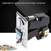 Plastic Multi Coin Acceptor with Coin Operated Selector Slot for Arcade Game Mechanism Vending Machine — фото 4
