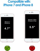 JETech Screen Protector for iPhone 8 and iPhone 7 4.7-Inch, Case Friendly, Tempered Glass Film, 2-Pack — фото 2
