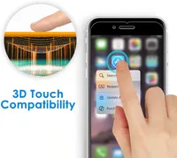 JETech Screen Protector for iPhone 8 and iPhone 7 4.7-Inch, Case Friendly, Tempered Glass Film, 2-Pack — фото 6