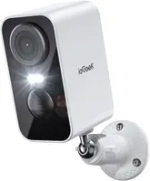 Камера ieGeek 2K 3MP, уличная, WiFi, аккумулятор, прожектор, сирена, AI-детекция, Alexa