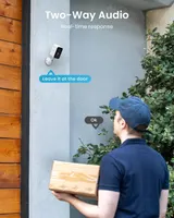 Камера ieGeek 2K 3MP, уличная, WiFi, аккумулятор, прожектор, сирена, AI-детекция, Alexa — фото 9