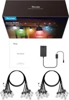 Умная уличная гирлянда Govee H7016 29м (96ft), RGBIC, 30 ламп, IP65, Wi-Fi App Control, для патио