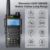 Dual Band Ham Radio Rechargeable Handheld Two Way Walkie Talkie with One-Key Frequency Copy, Super Bright Flashlight, and High Capacity Battery