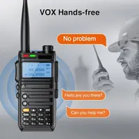 Dual Band Ham Radio Rechargeable Handheld Two Way Walkie Talkie with One-Key Frequency Copy, Super Bright Flashlight, and High Capacity Battery — фото 3