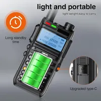 Рация портативная Wanneton UV5F Dual Band VHF/UHF 128 каналов USB-C аккумулятор 1800 mAh фонарик — фото 6