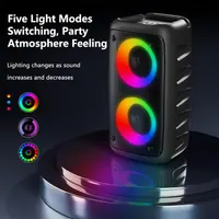 Караоке система JYX PartyGo mini, 2 мікрофони, Bluetooth колонка, TWS, AUX, USB, FM, диктофон — фото 6