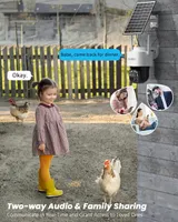 4G LTE Камера Reobiux C12, Solar, вулична, без WiFi, 2K, PTZ 360°, SIM-карта, нічне бачення, PIR — фото 4