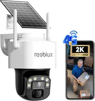 4G LTE Камера Reobiux C12, Solar, вулична, без WiFi, 2K, PTZ 360°, SIM-карта, нічне бачення, PIR — фото 5