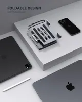 Хаб-подставка NOVOBAY ST901 для iPad Pro/Air, USB-C, 4K 60Hz HDMI, PD, SD/TF, 3xUSB 3.0, Audio — фото 3