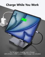 Хаб-подставка NOVOBAY ST901 для iPad Pro/Air, USB-C, 4K 60Hz HDMI, PD, SD/TF, 3xUSB 3.0, Audio — фото 5