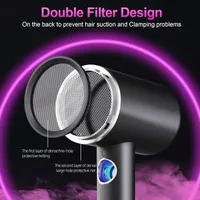 Фен Tisoutec 2400Вт, профессиональный, AC мотор, ионизация, 4в1, диффузор, 2 насадки, 3 скорости — фото 4