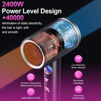 Фен Tisoutec 2400Вт, профессиональный, AC мотор, ионизация, 4в1, диффузор, 2 насадки, 3 скорости — фото 8
