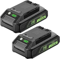 Акумулятори VANON (2 шт) для Greenworks 24V 3.0Ah, заміна 29842 29852, Li-ion батарея для інструменту — фото 5