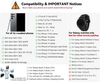 Зарядная станция Phelinta 3-в-1 для Samsung Galaxy S25/S24/Watch 8/7/6/Buds (Черная) — фото 6