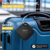 Bluetooth-трекер RSH (4 шт) для Android, Google Find Hub, для ключей, багажа, кошелька (Черный) — фото 6