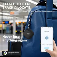Bluetooth-трекер RSH (4 шт) для Android, Google Find Hub, для ключів, багажу, гаманця (Чорний) — фото 3