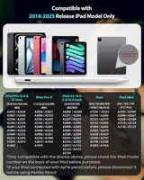 Стілус A16 для iPad (2018-2025), Apple Pencil, Palm Rejection, Tilt, Швидка зарядка — фото 6