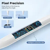 Стилус A16 для iPad (2018-2025), Apple Pencil, Palm Rejection, Tilt, Быстрая зарядка — фото 2