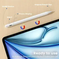 Стилус A16 для iPad (2018-2025), Apple Pencil, Palm Rejection, Tilt, Быстрая зарядка — фото 7