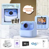Дитяча камера з миттєвим друком, 1080P HD, Dual-Lens, 32ГБ карта, подарунок (3-16 років) — фото 3