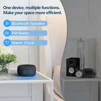 Будильник AONELAS BUFFBEE с Bluetooth-колонкой и FM-радио, Hi-Fi звук, Полный диммер, от сети — фото 6