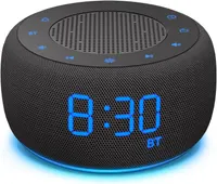 Будильник AONELAS BUFFBEE с Bluetooth-колонкой и FM-радио, Hi-Fi звук, Полный диммер, от сети — фото 8