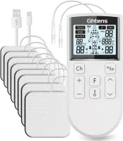 Миостимулятор GHTENS (TENS/EMS) аккумуляторный, 5 режимов, 80 программ, 2 канала, 8 электродов — фото 9