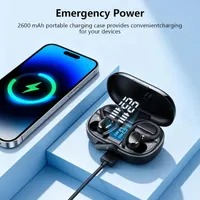 Навушники S05-0769 (Яскраво-Рожеві) Sport, Bluetooth 5.4, 128г, 4-ENC, IP7, LED-дисплей, з завушинами — фото 2