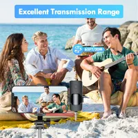 Микрофон S05-0771 (3-в-1) петличный, беспроводной, 2шт, для iPhone/Android/Камеры (Type-C, Lightning, 3.5mm) — фото 7