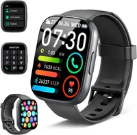 Смарт-часы S05-0782 (1.95" HD) с ответом на звонок, 110+ спорт, IP68, Фитнес-трекер (Black) — фото 2