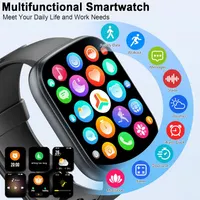 Смарт-часы S05-0782 (1.95" HD) с ответом на звонок, 110+ спорт, IP68, Фитнес-трекер (Black) — фото 5