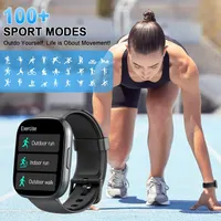 Смарт-годинник S05-0782 (1.95" HD) з відповіддю на дзвінок, 110+ спорт, IP68, Фітнес-трекер (Black)
