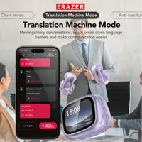 Навушники-перекладач XF28 (135 мов) 3-в-1, з LCD-кейсом, Open-Ear Clip, Bluetooth — фото 7