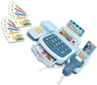 Cash Register Toy, Interactive Kids Supermarket Checkout Toy, with Scanner Lights Sounds Effect for Children — фото 4