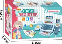 Детская игрушечная касса с интерактивным сканером, светом и звуком, Набор для супермаркета — фото 9