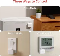 Розумний штовхач кнопок SwitchBot Bot (White), Bluetooth, Таймер, App Control, для вимикачів — фото 4