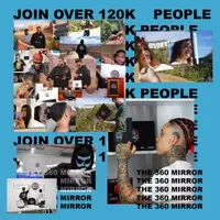 Зеркало 3-стороннее The 360 Mirror для стрижки, с LED-подсветкой, подвесное, для барберов — фото 9