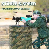 Іграшковий автомат-снайперка (Nerf style), 3 режими, Приціл, Сошки, Акумулятор, 100 куль — фото 3