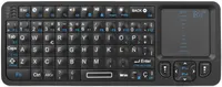 Міні-клавіатура Rii K06 Bluetooth + 2.4G, Тачпад, ІЧ-навчання, Підсвітка, для Smart TV/PC