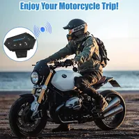 Bluetooth-гарнітура для мотошолома BT12, Hands-Free, Музика, Шумозаглушення, IP-захист — фото 5