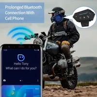 Bluetooth-гарнітура для мотошолома BT12, Hands-Free, Музика, Шумозаглушення, IP-захист — фото 7