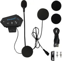 Bluetooth-гарнитура для мотошлема BT12, Hands-Free, Музыка, Шумоподавление, IP-защита